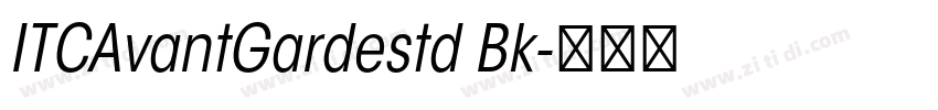 ITCAvantGardestd Bk字体转换